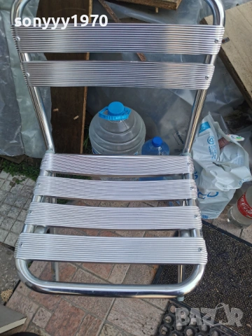 сгъваем стол-алуминиев от германия 1304261724LCHERY1, снимка 8 - Столове - 54181450