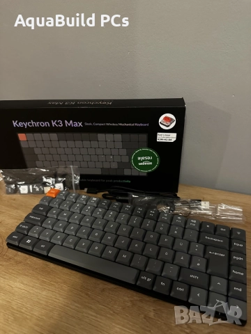 Keychron K3 Max QMK/VIA безжична механична клавиатура, снимка 6 - Клавиатури и мишки - 55540444