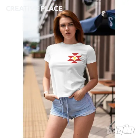 Дамска тениска с шевица Канатица