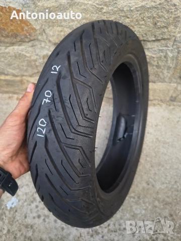 120 70 12 michelin city grip гуми скутер гума предна, снимка 3 - Гуми и джанти - 55123945