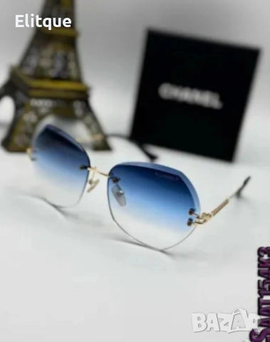 слънчеви очила chanel с калъф, снимка 3 - Слънчеви и диоптрични очила - 54323365
