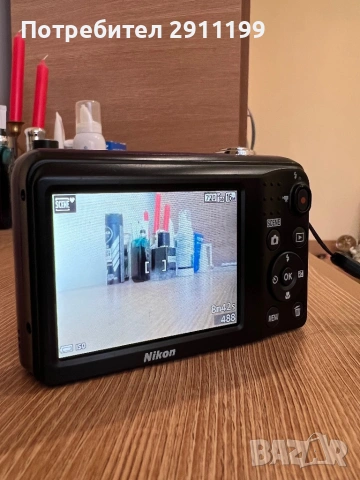 Фотоапарат Nikon 16Mp с подаръци, снимка 7 - Фотоапарати - 54242525