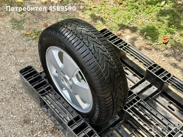 НОВО Резервна гума+АЛУМИНИЕВА ДЖАНТА 15цола 4x100 за Opel,Chevrolet,Fiat, снимка 5 - Гуми и джанти - 55283507
