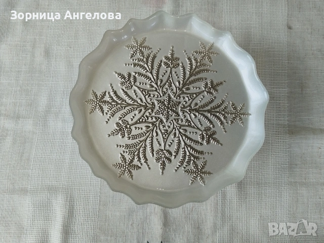 Нова Елегантна стъклена фруктиера, снимка 2 - Сервизи - 54809763