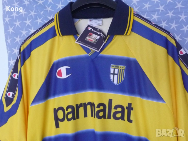 винтидж фланелка Parma ITALIA ЦСКА Парма Италия Errea футболна тениска Мидълзбро Middlesbrough 