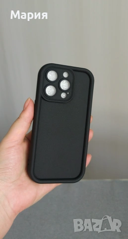 Кейс iPhone 15 Pro Чисто Нов Черен Мат Матиран ефект, снимка 6 - Калъфи, кейсове - 55266009