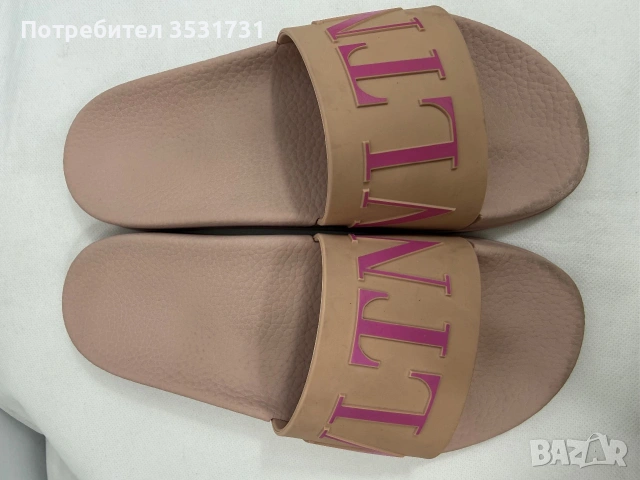 Valentino джапанки в розово размер 38, снимка 4 - Джапанки - 54976021