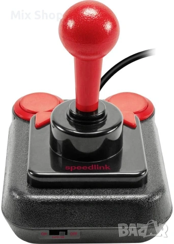 Нов Джойстик COMPETITION PRO EXTRA USB, черно-червен, снимка 2 - Друга електроника - 55208097