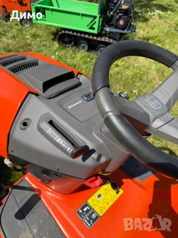 Трактор косачка Husqvarna, снимка 4 - Градинска техника - 54416172