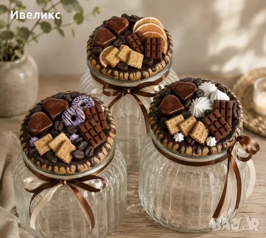 буркани и чаши полимерна глина , снимка 3 - Аксесоари за кухня - 55653306