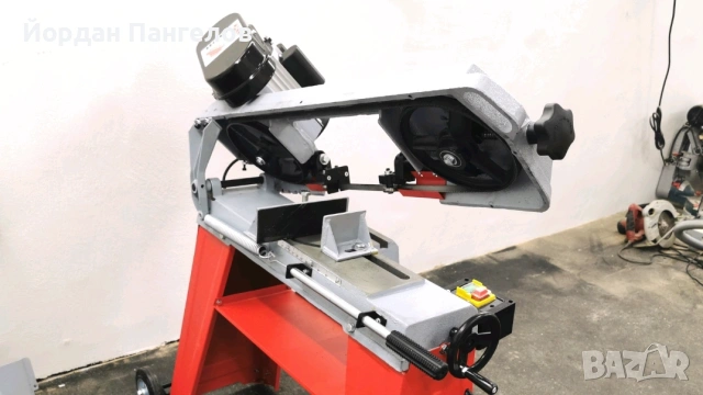 Ленторез Лентова машина за рязане на метал Holzmann BS115 230 V, 550 W, 110x140, снимка 5 - Други машини и части - 55160096