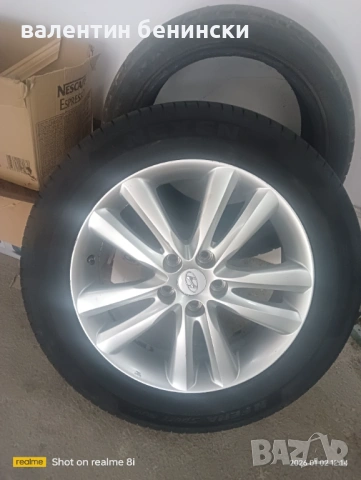 Джанта с гума 18 цола ix35, снимка 3 - Гуми и джанти - 54357258