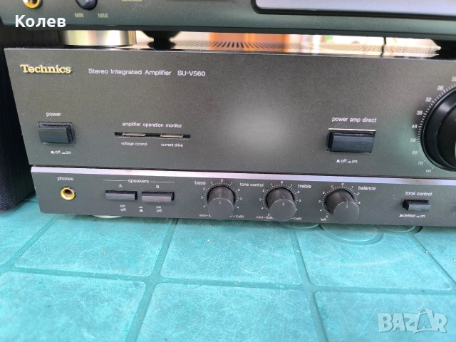 Усилвател Technics SU-V560, снимка 2 - Ресийвъри, усилватели, смесителни пултове - 54972161