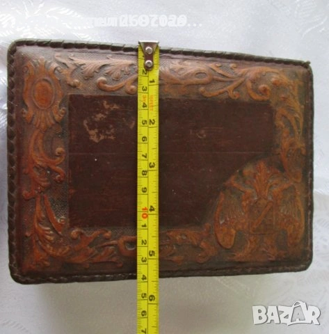 Табакери: стара дървена кутия, хумидор, метал, кожа, кожена, антика, снимка 17 - Антикварни и старинни предмети - 31812766