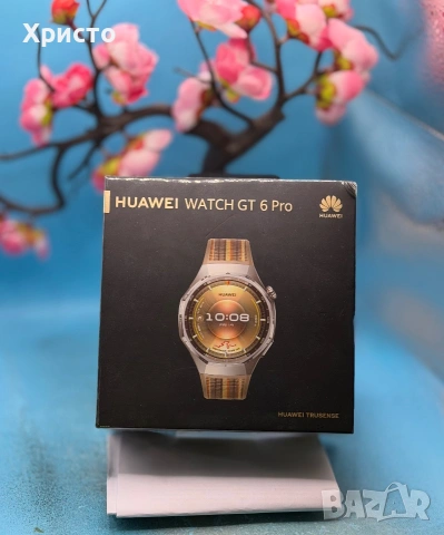 НОВ!!! Смарт часовник Huawei Watch GT 6 Pro, 46MM, Brown Strap , снимка 2 - Смарт часовници - 55056689