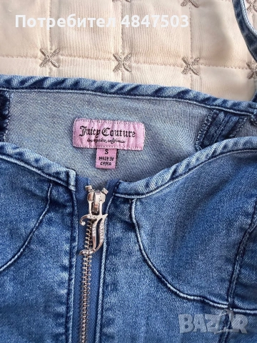 Дънкова рокля Juicy Couture , снимка 2 - Рокли - 55091247