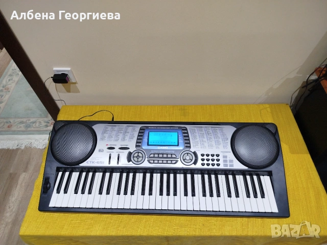 Синтезатор  CASIO CTK 651, снимка 2 - Синтезатори - 54638275