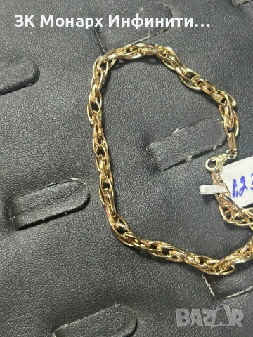 Златна гривна, снимка 4 - Гривни - 54643494