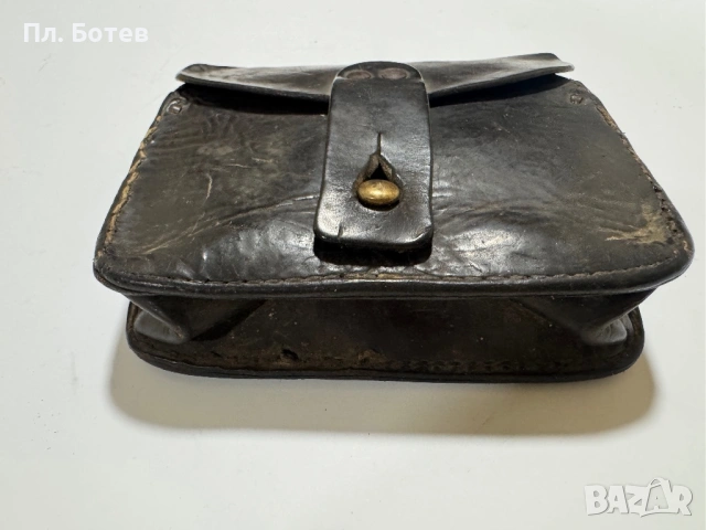 Стара кожена паласка, снимка 2 - Антикварни и старинни предмети - 54358532