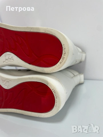 Кожени маратонки Christian Louboutin 38 Оригинал, снимка 7 - Маратонки - 54440394