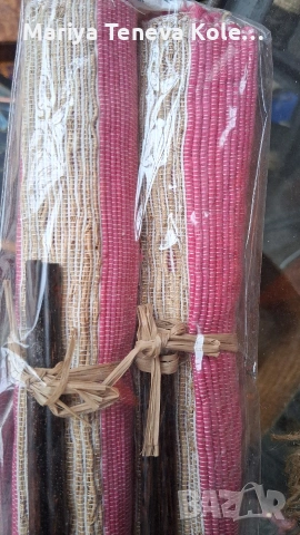 Комплект салфетки от естествени материали , снимка 5 - Други стоки за дома - 54358943