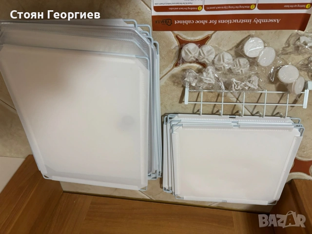 Чисто нов шкаф за обувки YIHATA 32×12×42cm, снимка 5 - Шкафове - 54512589