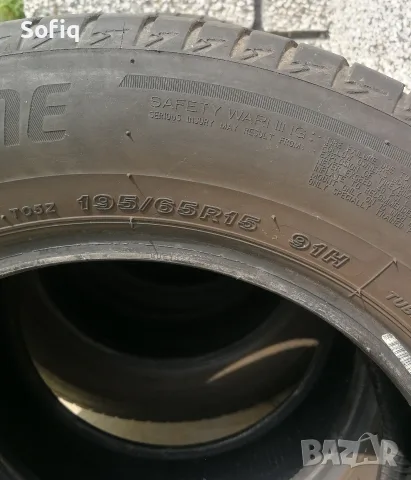 летни гуми Bridgestone 195/65/15 , снимка 4 - Гуми и джанти - 55651763