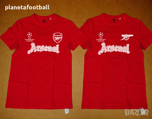 Тениски на ARSENAL Шампионска Лига персонализирани с име и номер!Арсенал 2026, снимка 2 - Фен артикули - 32867142