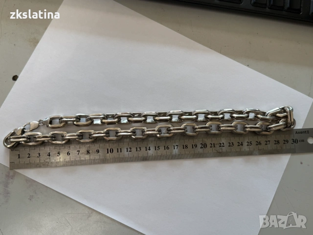 *** Топ Цена *** Сребърен Синджир проба 925 112.12 гр , снимка 3 - Колиета, медальони, синджири - 54324973