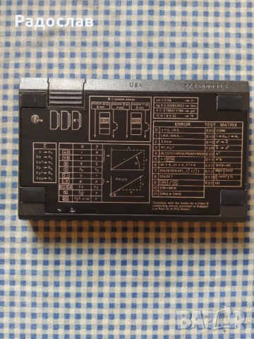 калкулатор HEWLETT - PACKARD, снимка 6 - Друга електроника - 54129131