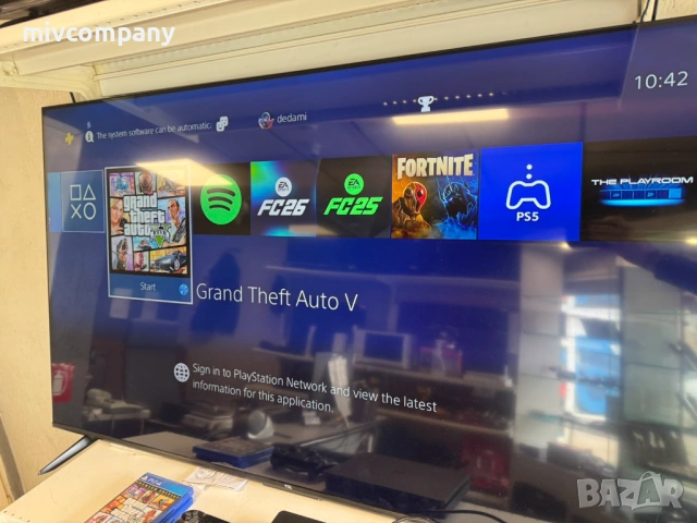 Конзола Sony Playstation 4 Slim 500GB+1 джойстик+2 игри, снимка 7 - PlayStation конзоли - 54475203