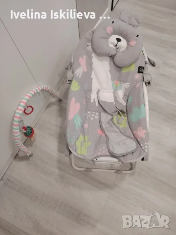 Бебешки шезлонг Moni, снимка 4 - Детски шезлонги - 55605293