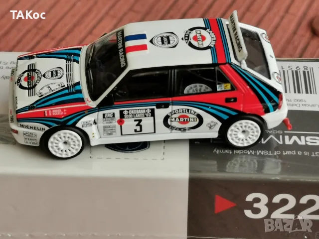 Mini GT 1:64 #322 Lancia Delta Integrale, снимка 2 - Колекции - 55506286
