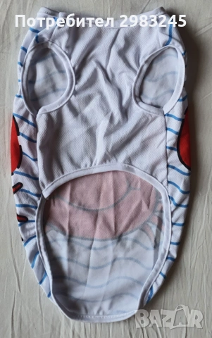 Кучешка жилетка с червен рак, снимка 2 - За кучета - 54305376