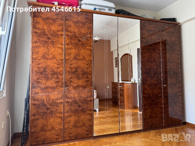 Винтидж немски гардероб, скрин+огледало