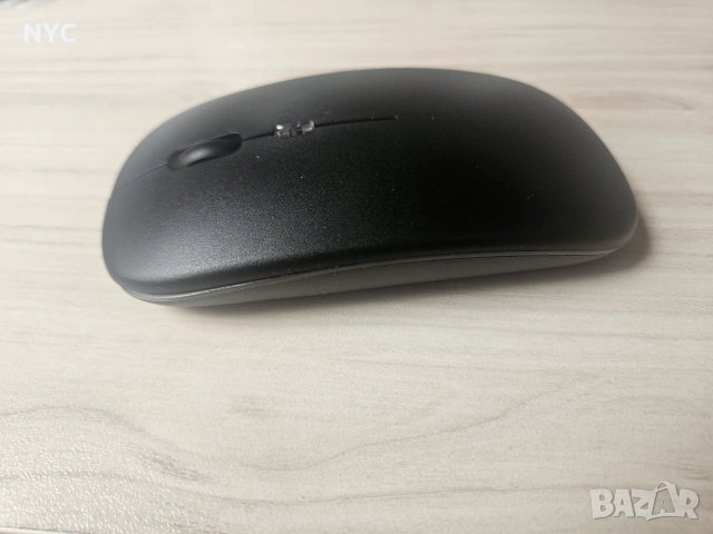 Безжична оптична мишка на батерии (Ергономична / Matte Black)