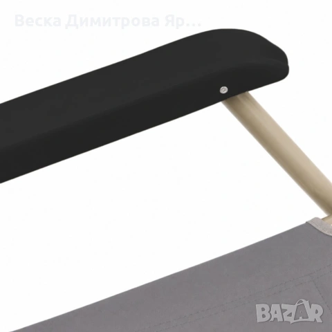Луксозен регулируем градински шезлонг с мека възглавница 178×61×25 см - Лек и лесен за съхранение, снимка 12 - Градински мебели, декорация  - 54669345