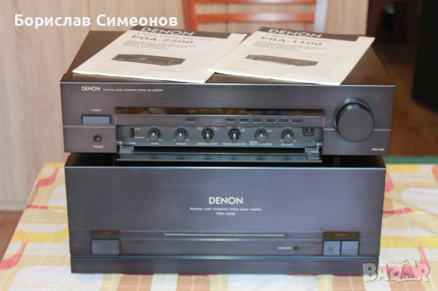 Denon POA-2200  PRA-1100, снимка 2 - Ресийвъри, усилватели, смесителни пултове - 54313799