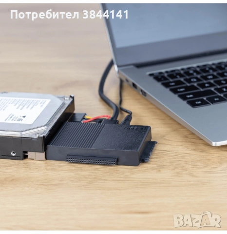 Адаптер Usb 3.1 към Sata Ide, Съвместим 2.5/3.5 инча Hdd / SSD, 5 Gb/S, DC, 12V захранване, снимка 3 - Друга електроника - 55085464