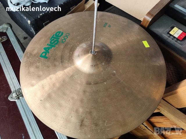 Paiste 1000 Ride 20" Drum Cymbal West Germany - 20 инча райд чинел, снимка 2 - Ударни инструменти - 54946061