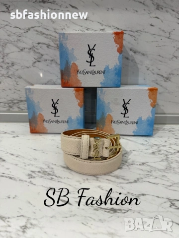 Ysl колан естествена кожа в кутия, снимка 6 - Колани - 54570227