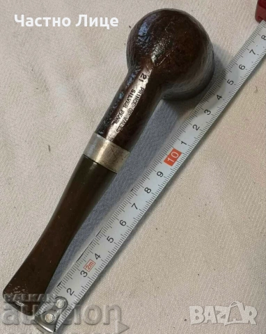 Рядка Старинна Английска Лула Принцът на Уелс - Сребърна Перла, снимка 6 - Антикварни и старинни предмети - 55059331