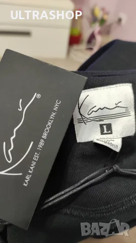 Нова мъжка тениска KARL KANI L oversized отговаря на XL, снимка 3 - Тениски - 55590584