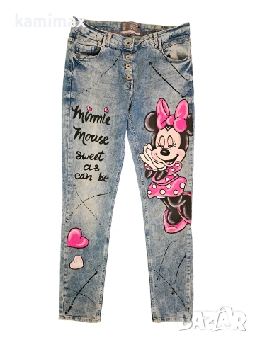 Дамски дънки размер М /Л , снимка 4 - Дънки - 54068453