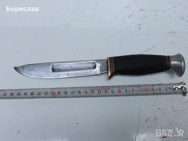 Винтидж ловен нож J.A. Hellberg, снимка 3 - Ножове - 55607426