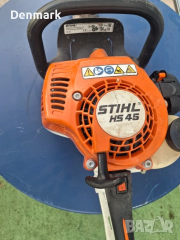 Бензинов храсторез  Stihl HS 45, снимка 2 - Градинска техника - 54896132