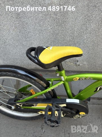 Детски велосипед Passati Ninja 20” – алуминиеви капли, калници, стойка, снимка 4 - Велосипеди - 55500187