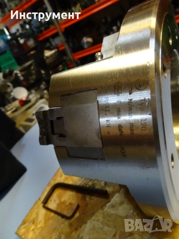 Клинозатегателен патронник GAMET typ 190(160Na1) power chuck 1800min-1, снимка 4 - Резервни части за машини - 54915936