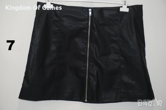 Лот от 10 Кожени Поли от Естествена и Изкуствена кожа Sara Kelly/Zara/H&M/TopShop/BikBok, снимка 10 - Спортни дрехи, екипи - 54482525