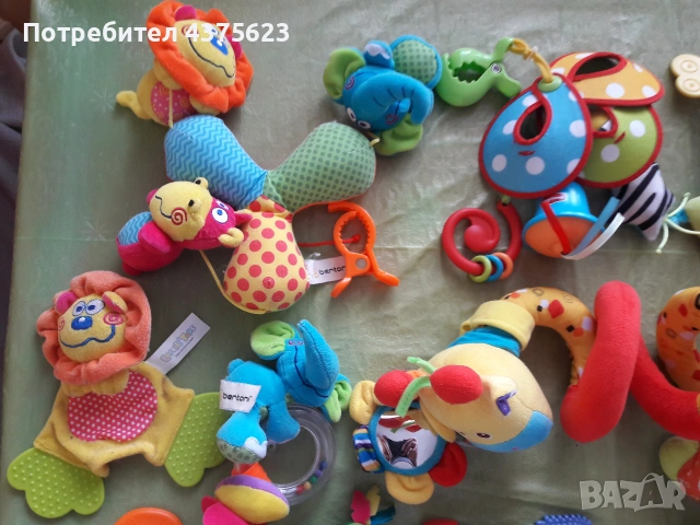 лот детски бебешки играчки количка легло кучето на Fisher Price, снимка 2 - Дрънкалки и чесалки - 55154653